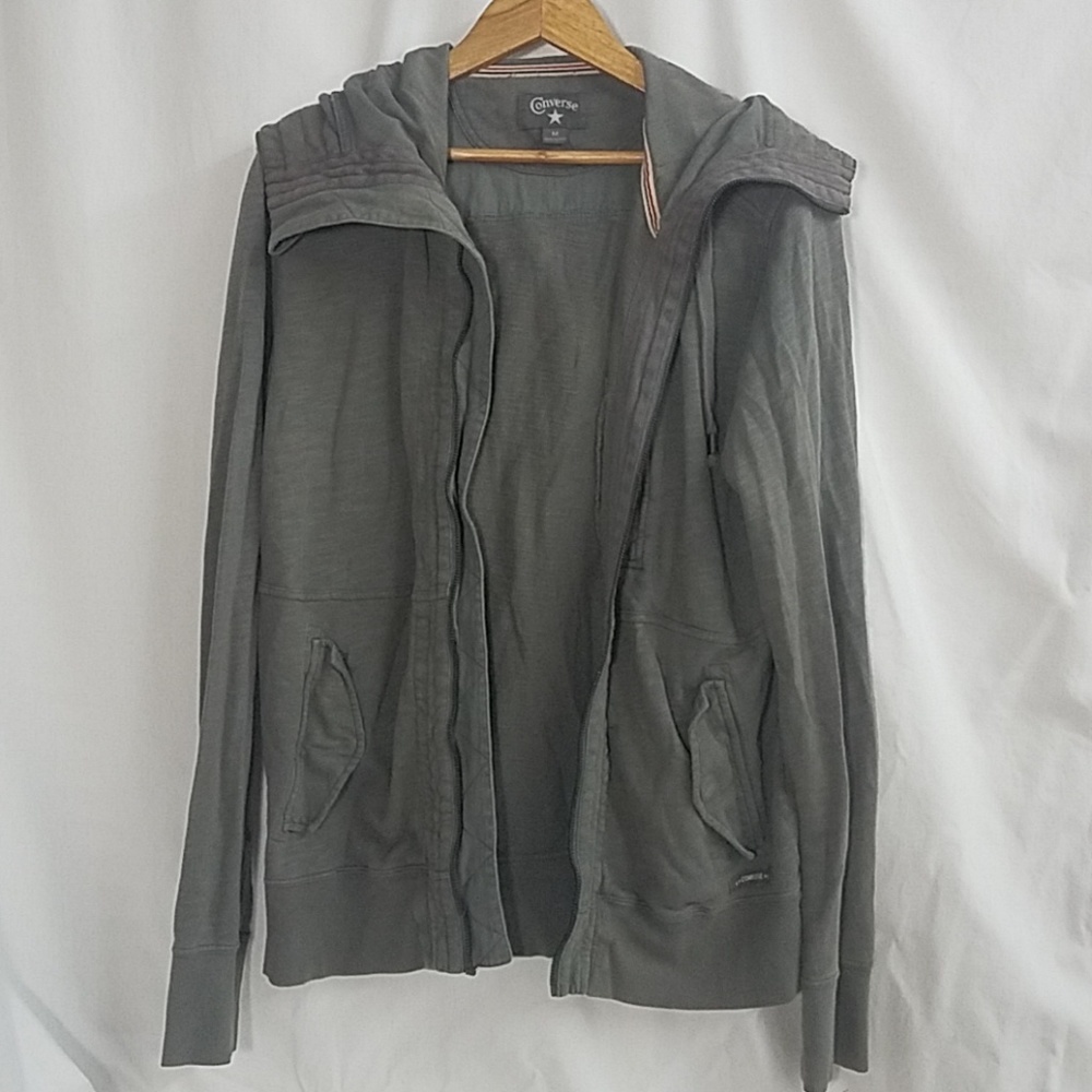 Converse hooded zip-up sweatshirt